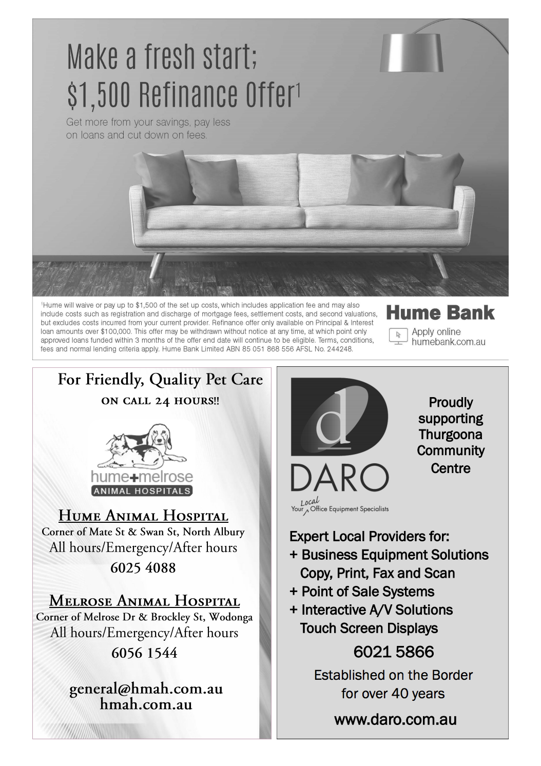 Screen Shot 2017-11-17 at 9.30.20 pm Thurgoona Grapevine Newsletter